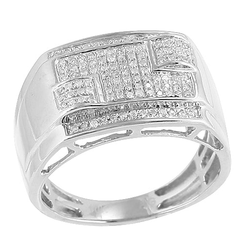 10KW 0.45CTW DIAMOND MENS RING