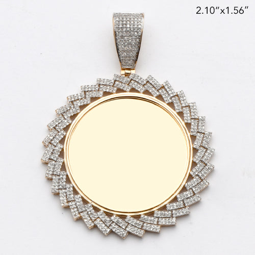 10KY 1.00CTW MICROPAVE DIAMOND ROUND MEMORY PENDAN